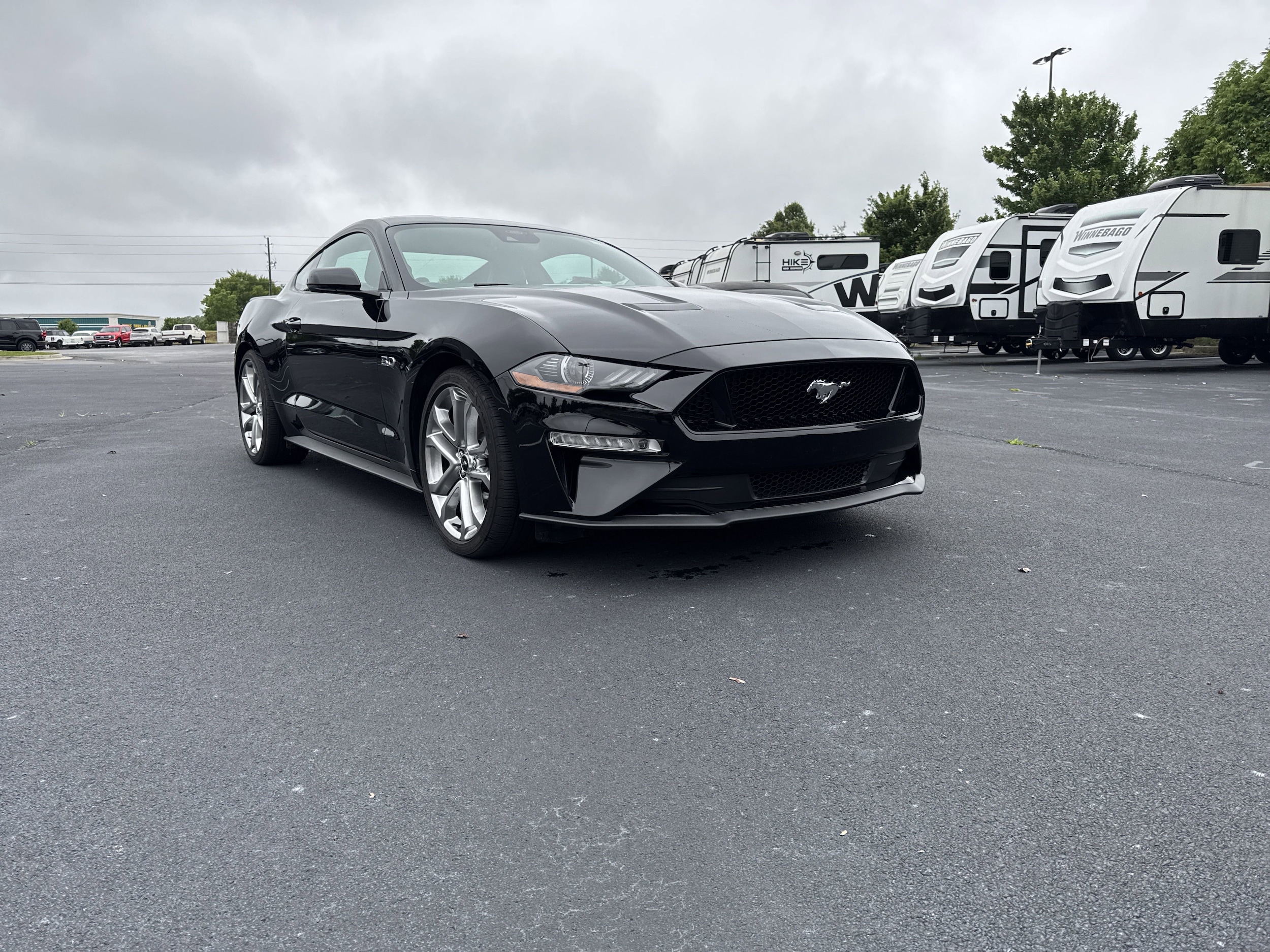 Used 2022 Ford Mustang GT Premium with VIN 1FA6P8CF7N5123525 for sale in Eastanollee, GA