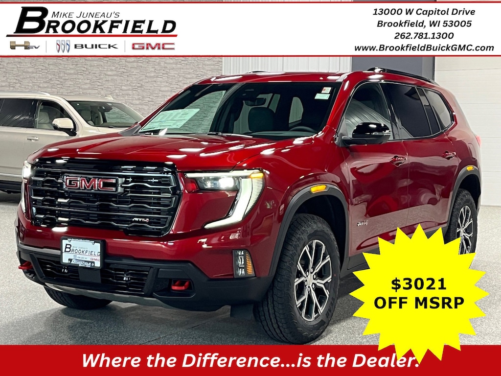 New 2026 GMC Acadia AT4 SUV