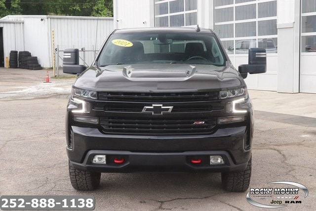 Used 2021 Chevrolet Silverado 1500 LT Trail Boss with VIN 1GCPYFELXMZ444713 for sale in Rocky Mount, NC