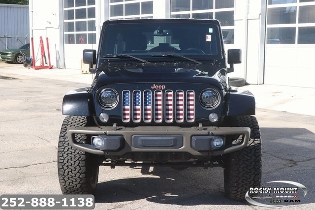 Used 2016 Jeep Wrangler Unlimited 75th Anniversary Edition with VIN 1C4BJWEGXGL314911 for sale in Rocky Mount, NC