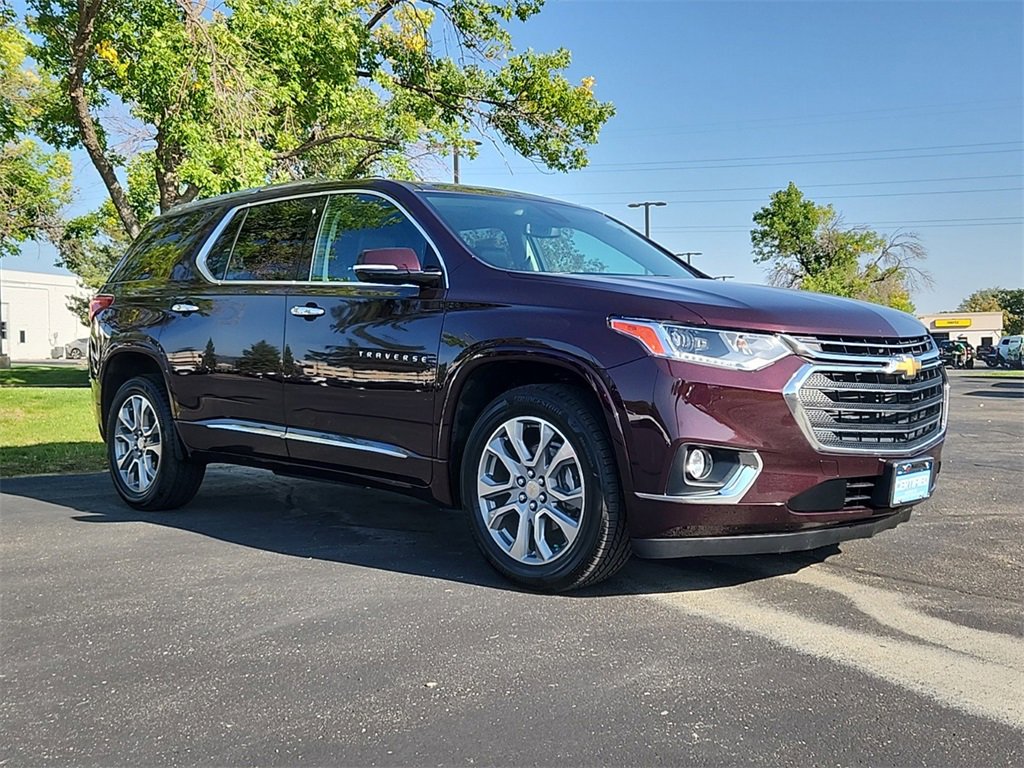 Certified 2019 Chevrolet Traverse Premier with VIN 1GNEVKKW1KJ172661 for sale in Boulder, CO