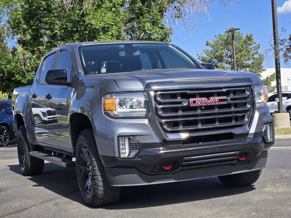 Used 2021 GMC Canyon AT4 w/Leather Truck Crew Cab