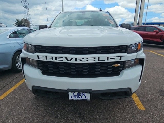 Used 2021 Chevrolet Silverado 1500 Custom with VIN 3GCPYBEK7MG446967 for sale in Colorado Springs, CO