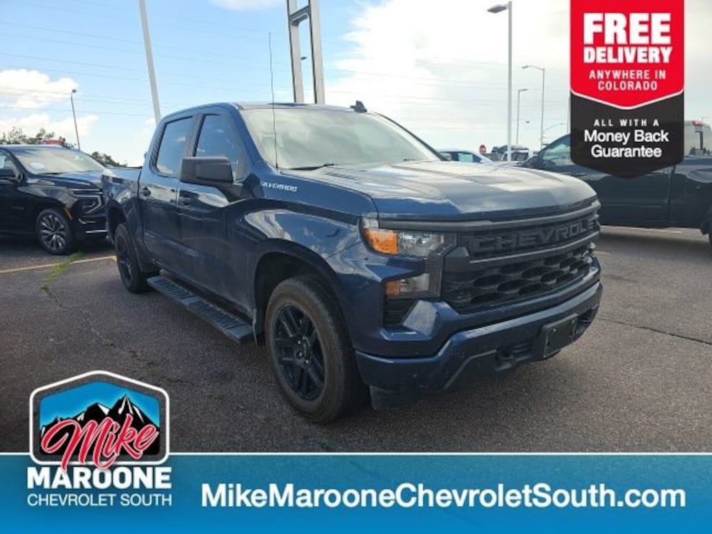 Used 2022 Chevrolet Silverado 1500 Custom Truck Crew Cab