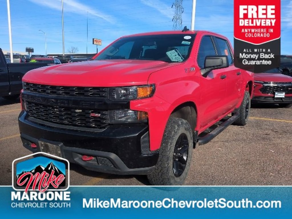 Used 2020 Chevrolet Silverado 1500 Silverado Custom Trail Boss Truck Crew Cab