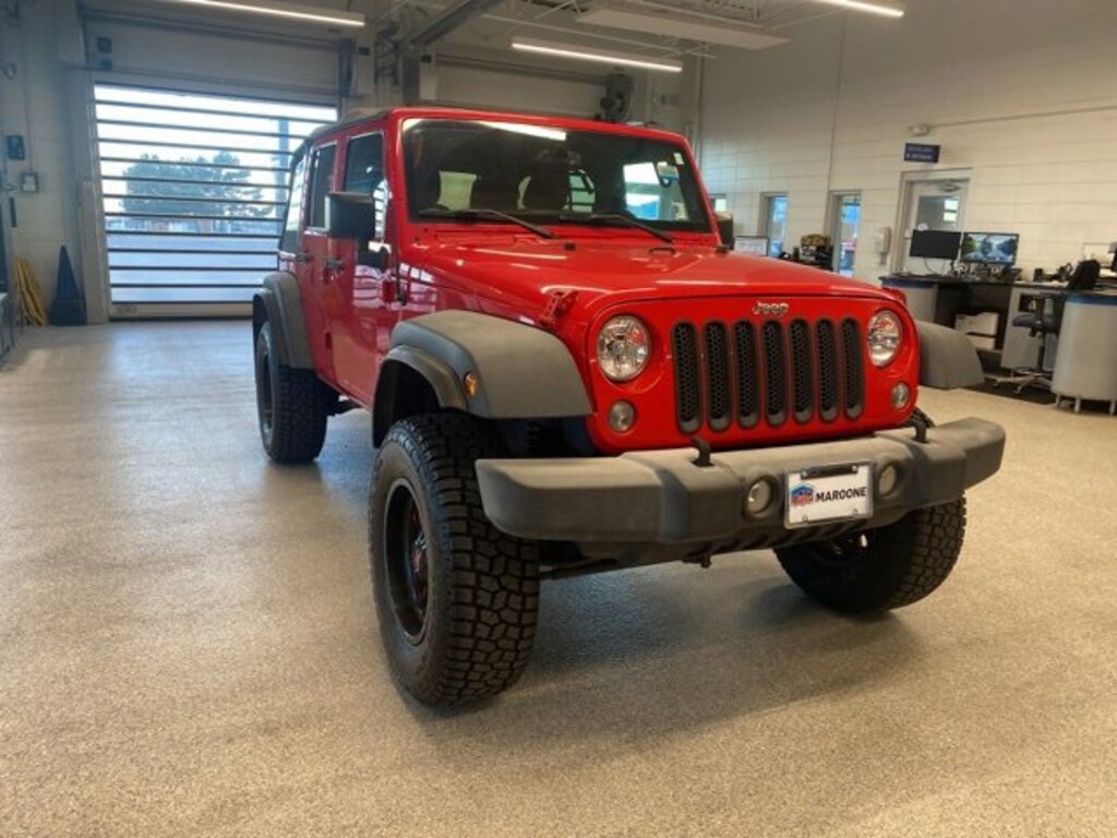 Used 2017 Jeep Wrangler JK Unlimited Sport 4x4 SUV