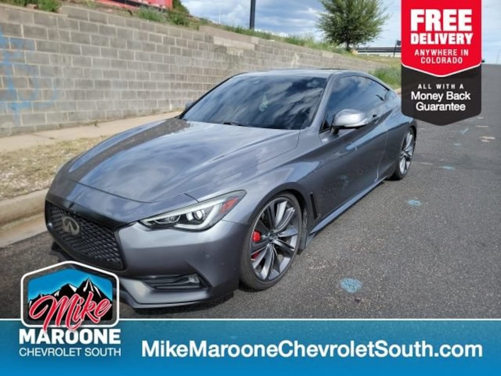 Used 2018 INFINITI Q60 3.0t Red Sport 400 Coupe