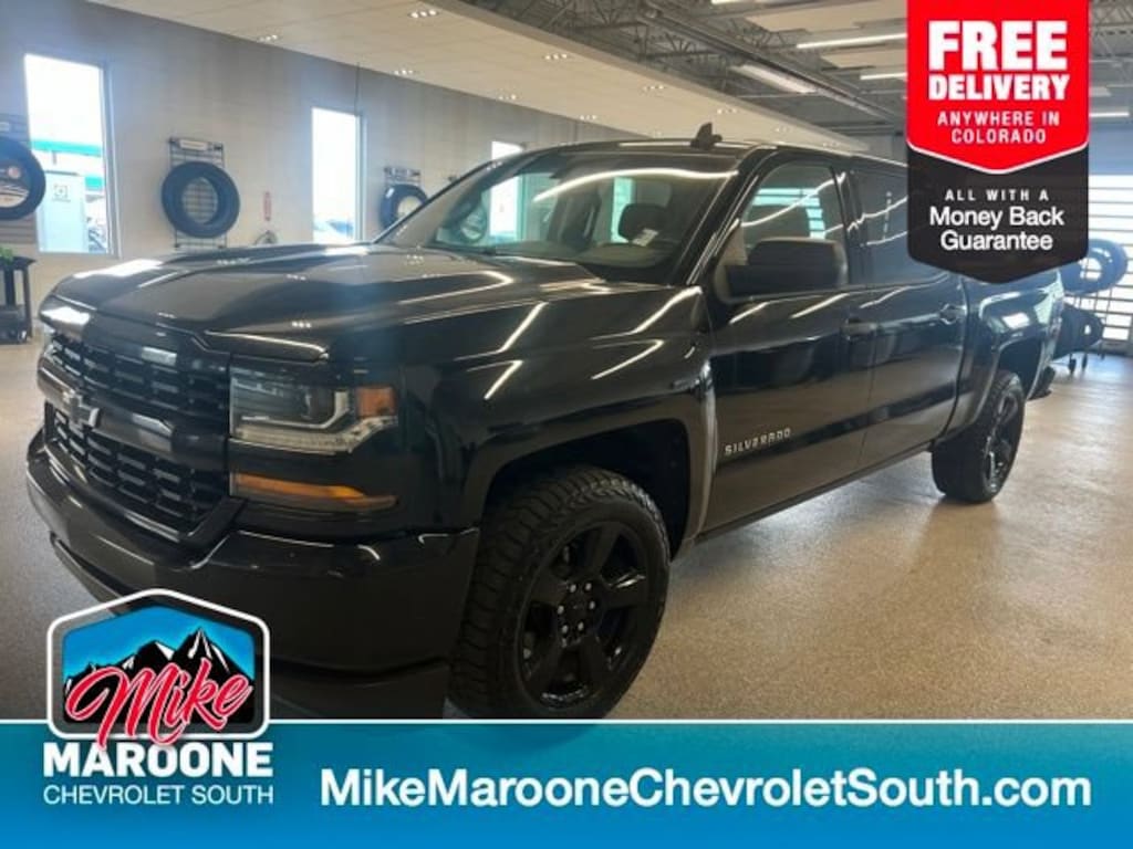 Used 2018 Chevrolet Silverado 1500 Silverado Custom Truck Crew Cab
