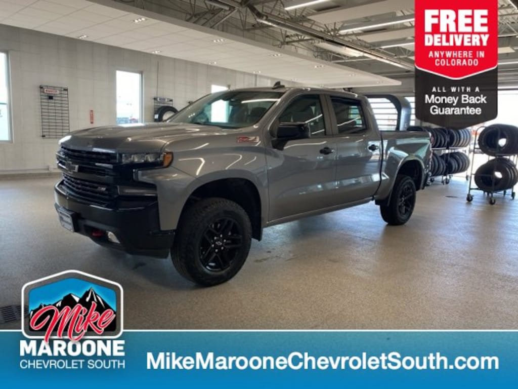 Used 2021 Chevrolet Silverado 1500 LT Trail Boss Truck Crew Cab