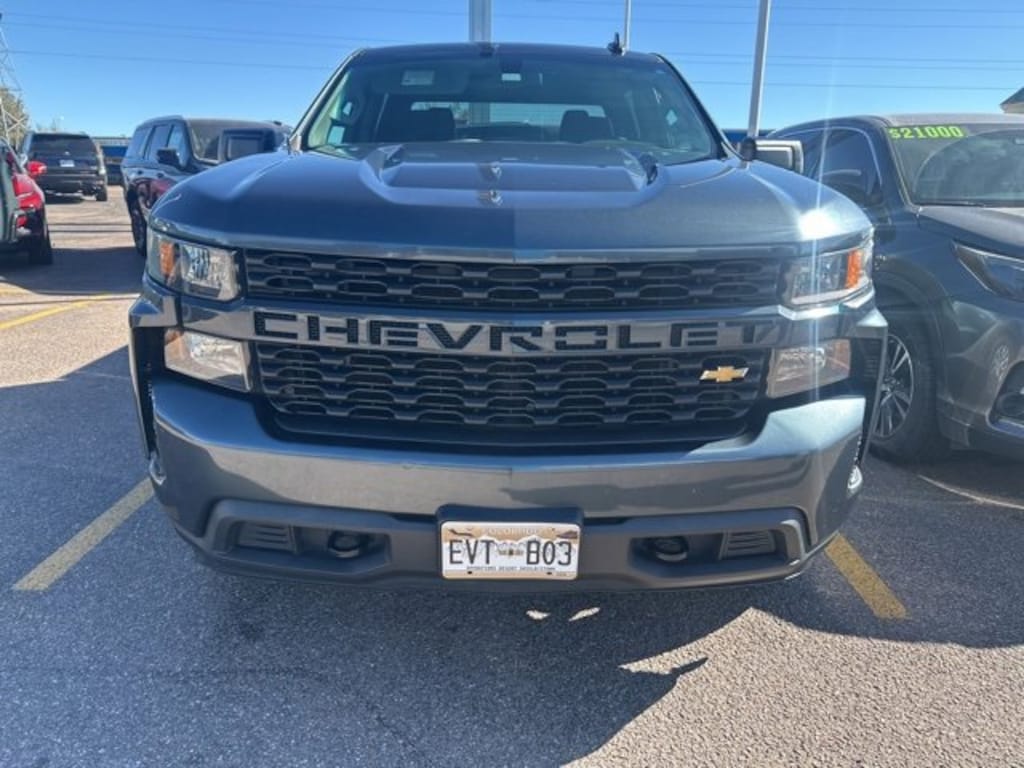 Used 2021 Chevrolet Silverado 1500 Custom Truck Crew Cab
