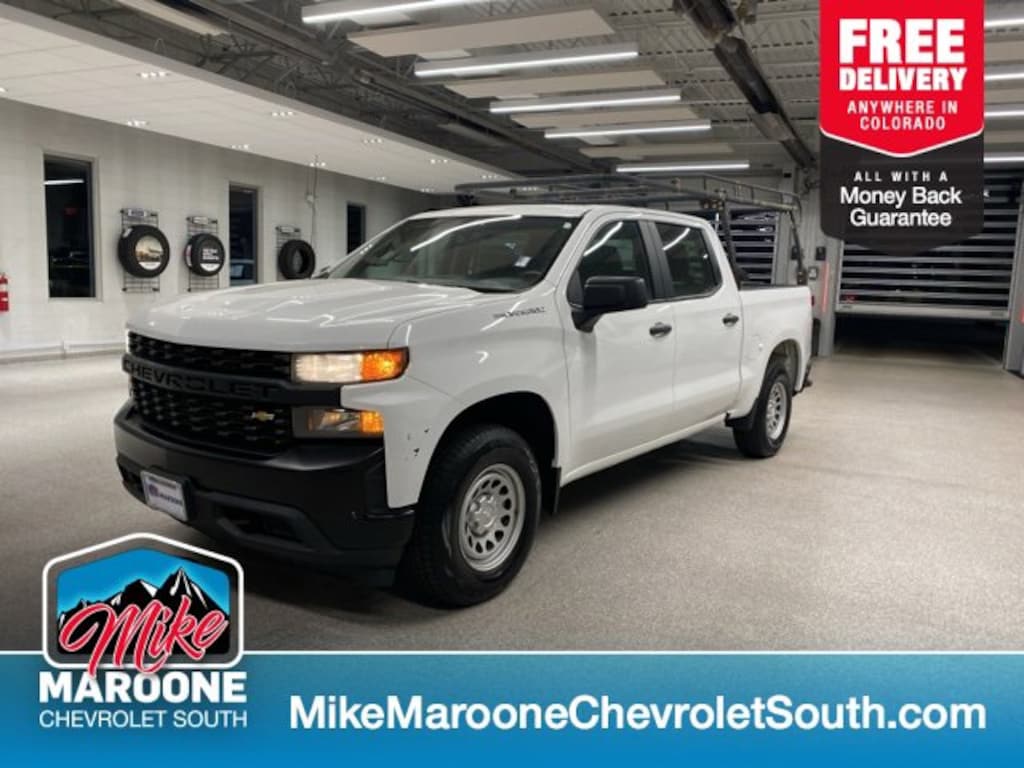 Certified 2021 Chevrolet Silverado 1500 Work Truck Truck Crew Cab