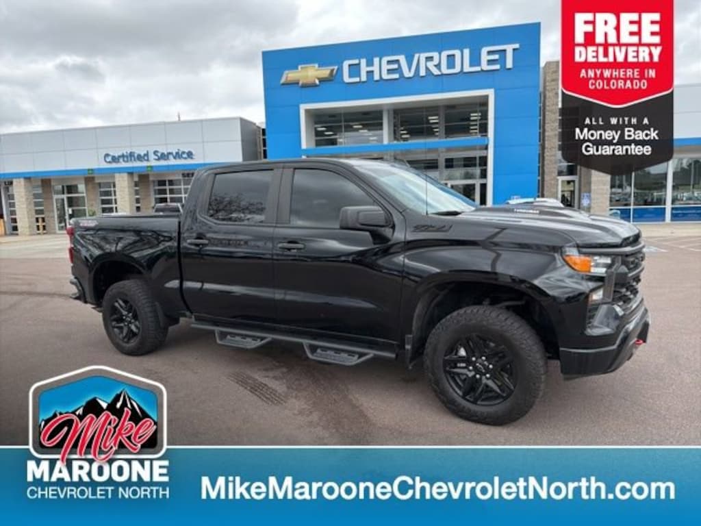 Used 2024 Chevrolet Silverado 1500 Custom Trail Boss Truck Crew Cab