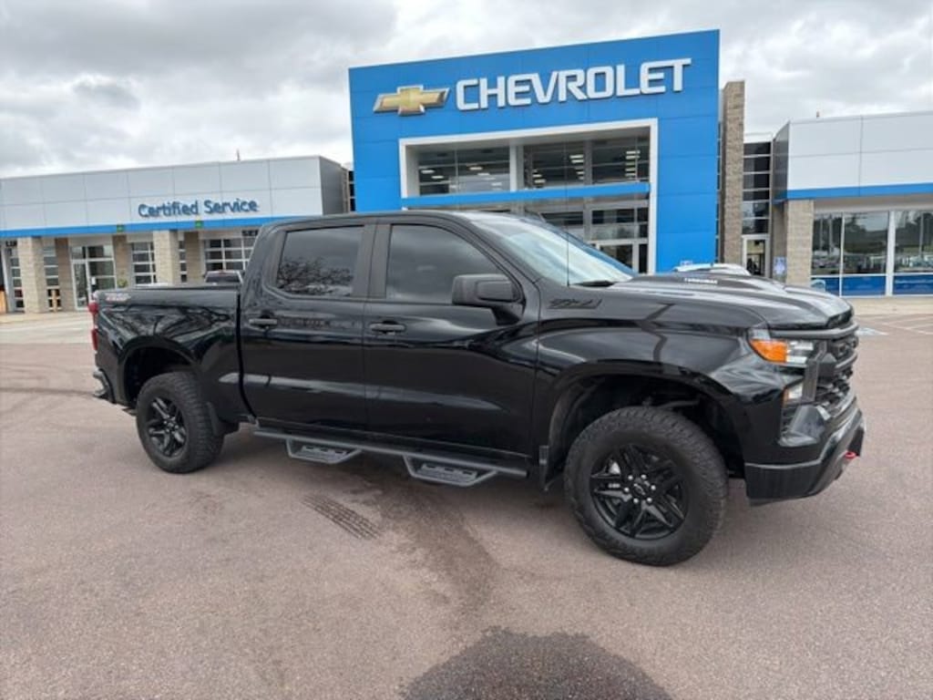 Certified 2024 Chevrolet Silverado 1500 Custom Trail Boss Truck Crew Cab