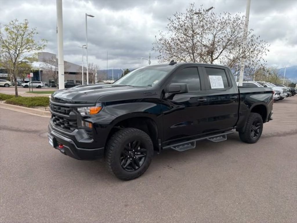 Certified 2024 Chevrolet Silverado 1500 Custom Trail Boss Truck Crew Cab