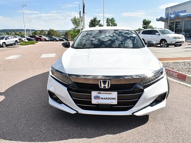 Certified 2022 Honda Accord Hybrid Sport with VIN 1HGCV3F20NA046732 for sale in Colorado Springs, CO