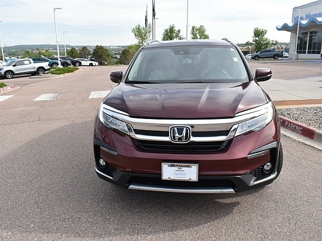 Certified 2022 Honda Pilot Touring with VIN 5FNYF6H64NB049174 for sale in Colorado Springs, CO
