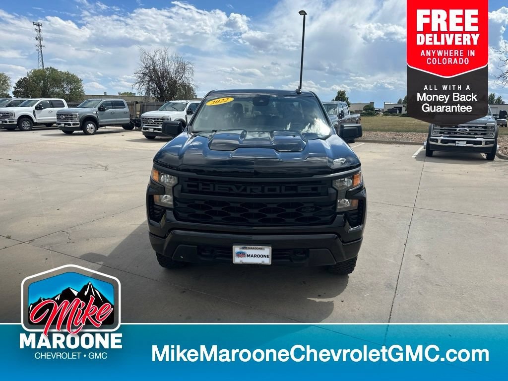 Used 2022 Chevrolet Silverado 1500 Custom Trail Boss Truck Crew Cab