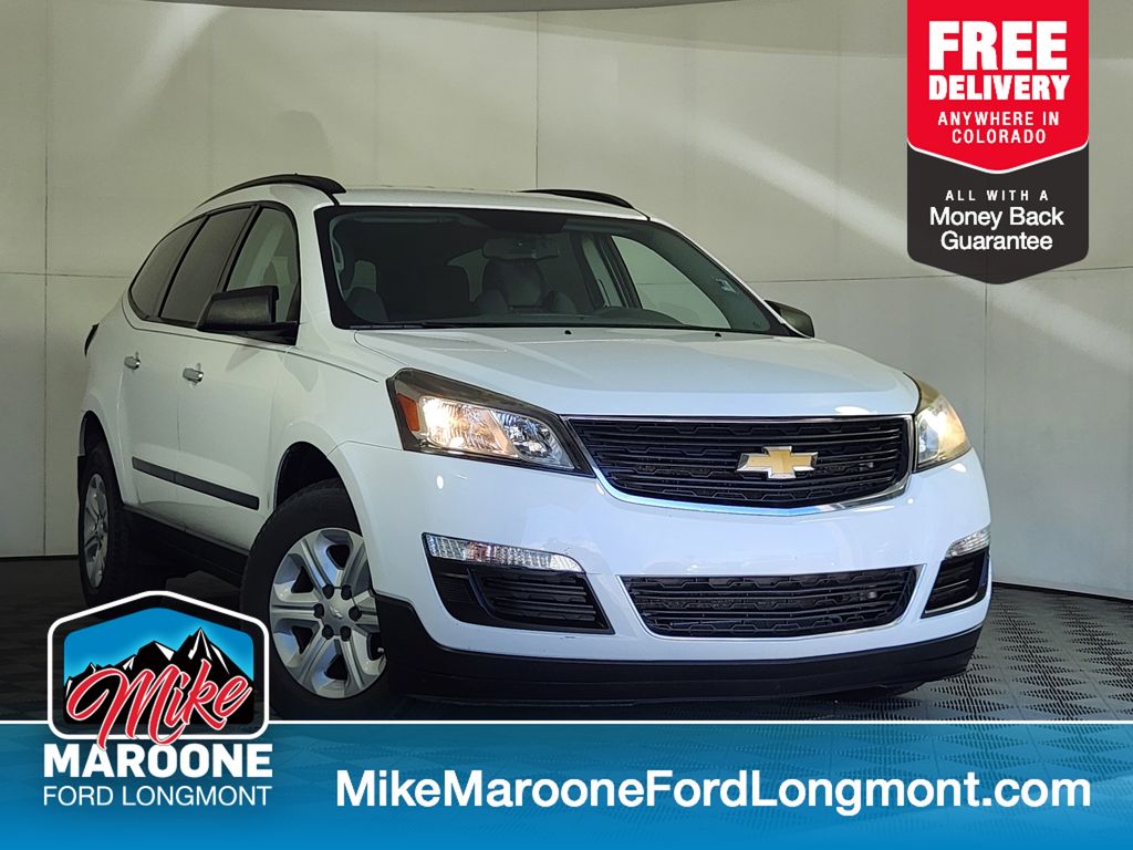 Used 2017 Chevrolet Traverse LS with VIN 1GNKRFED3HJ179905 for sale in Longmont, CO