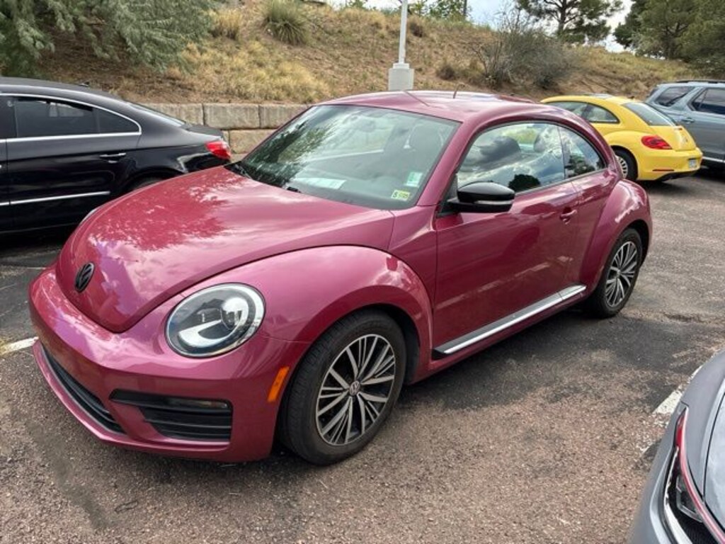 Used 2017 Volkswagen Beetle #Pinkbeetle Hatchback