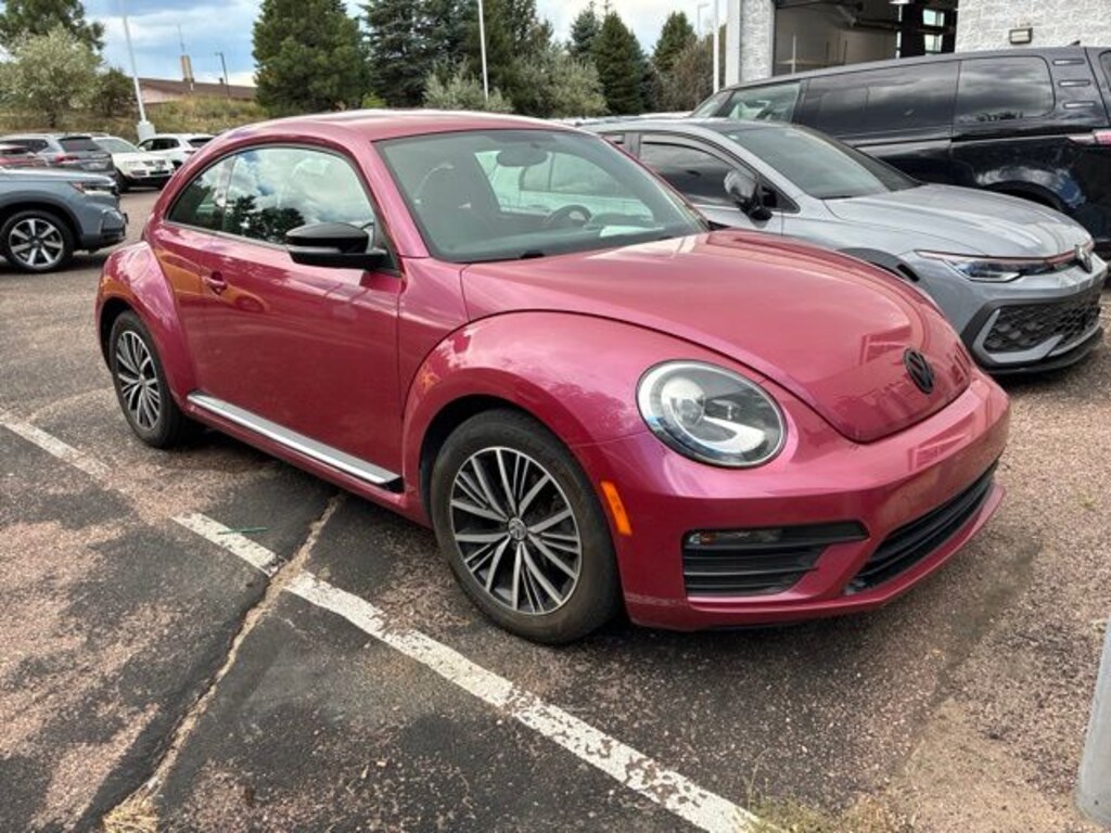 Used 2017 Volkswagen Beetle #Pinkbeetle Hatchback