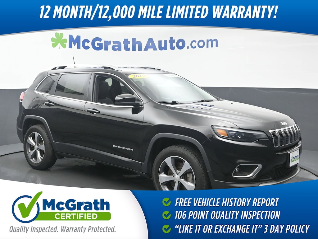 Used 2019 Jeep Cherokee For Sale at Davenport Used Car Superstore VIN