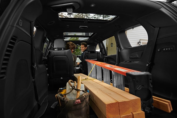 A Pacifica full of building materials