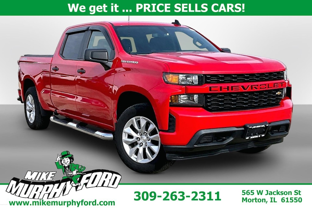 Used 2019 Chevrolet Silverado 1500 Custom Truck Crew Cab