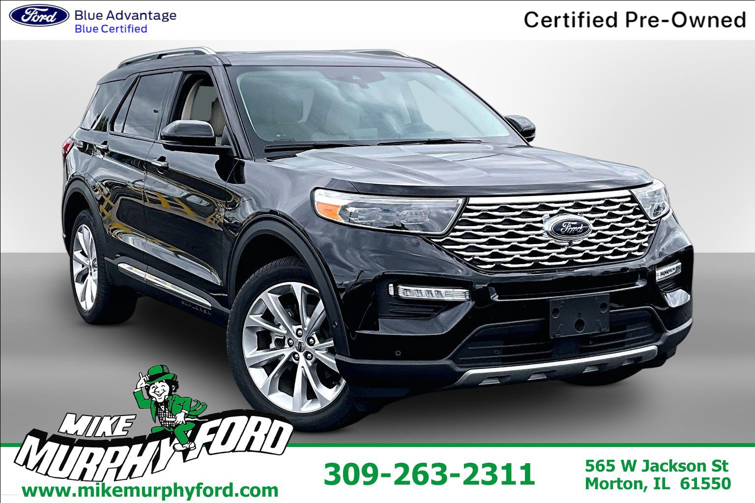 Certified 2022 Ford Explorer Platinum SUV