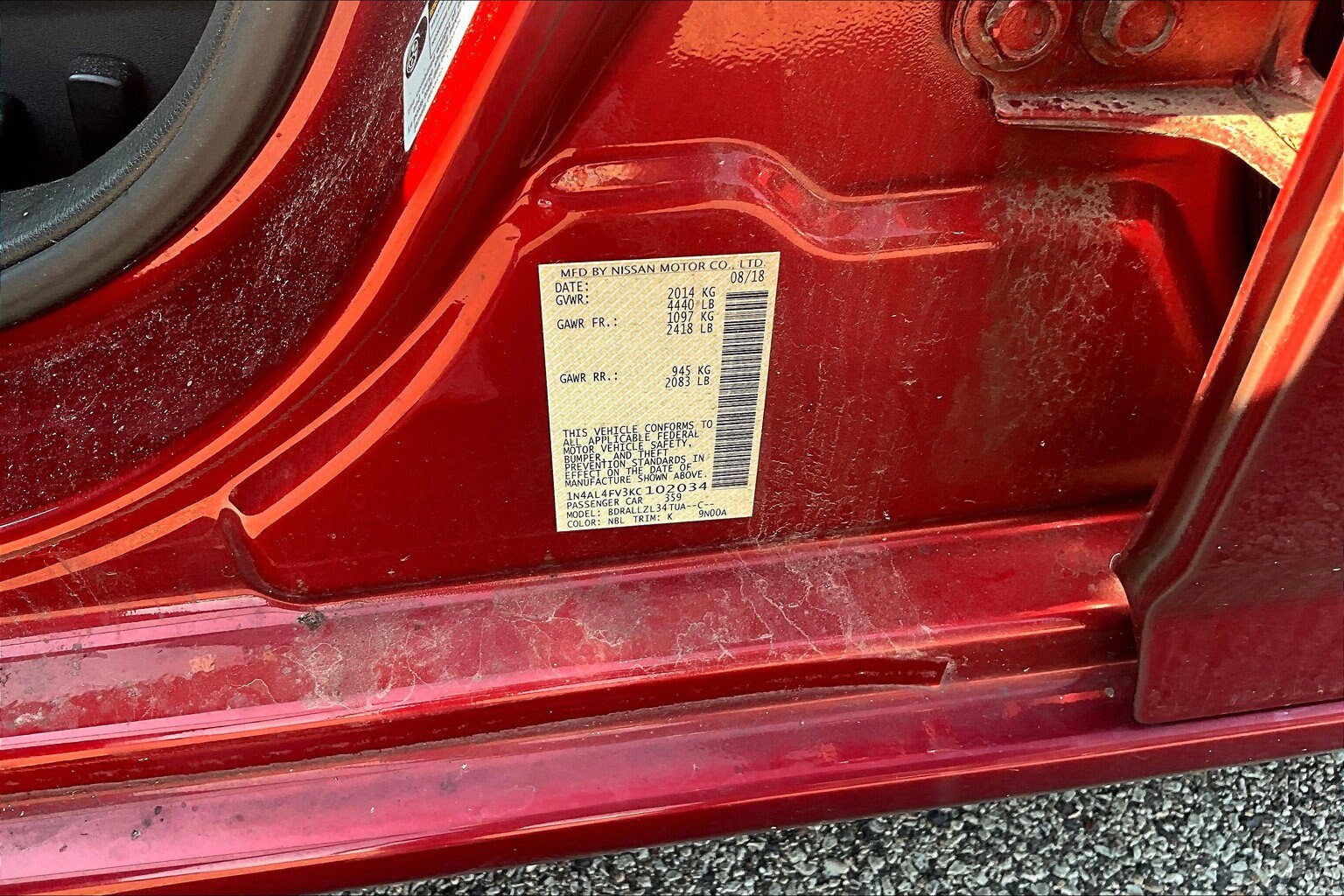 2019 Nissan Altima Edition ONE photo 4