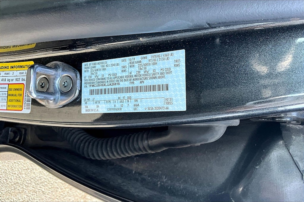 Used 2020 Ford Escape SEL SUV