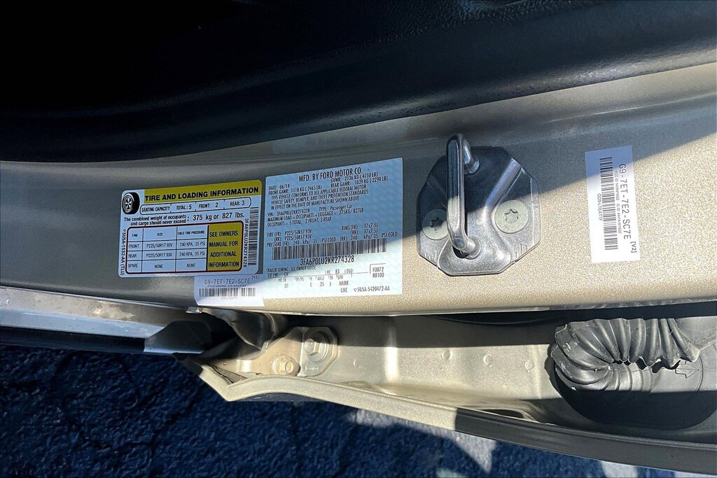 Used 2019 Ford Fusion Hybrid SE Sedan