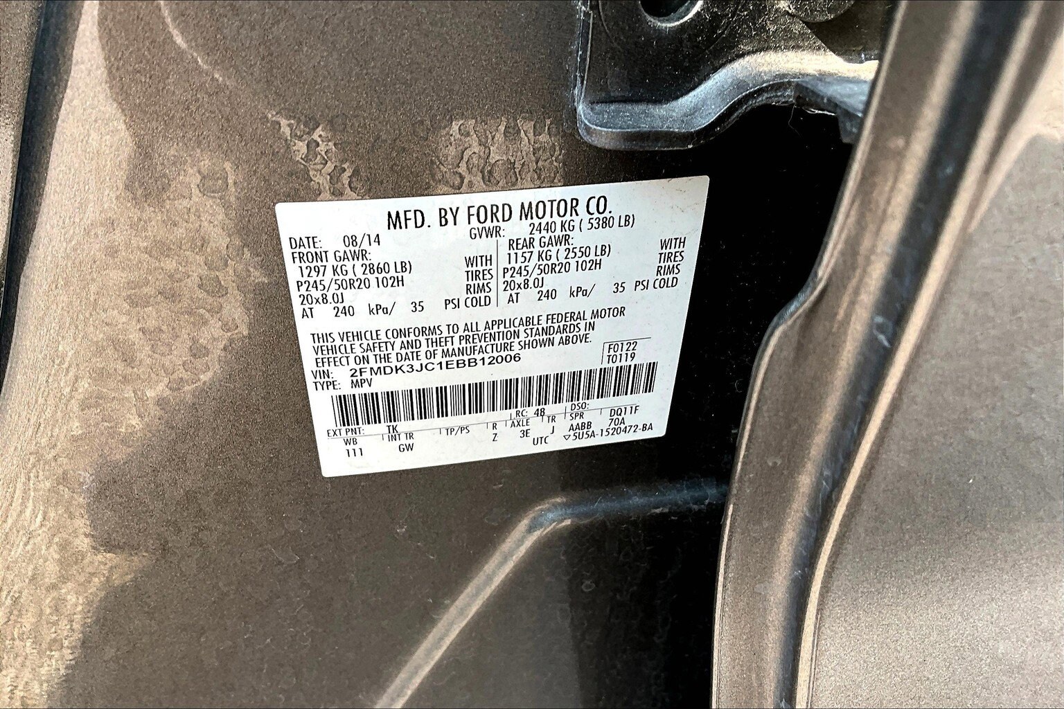 2014 Ford Edge SEL photo 4