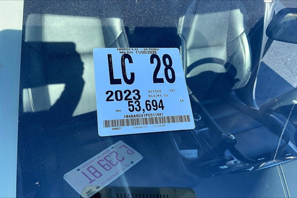 Used 2023 Nissan Maxima SV Sedan
