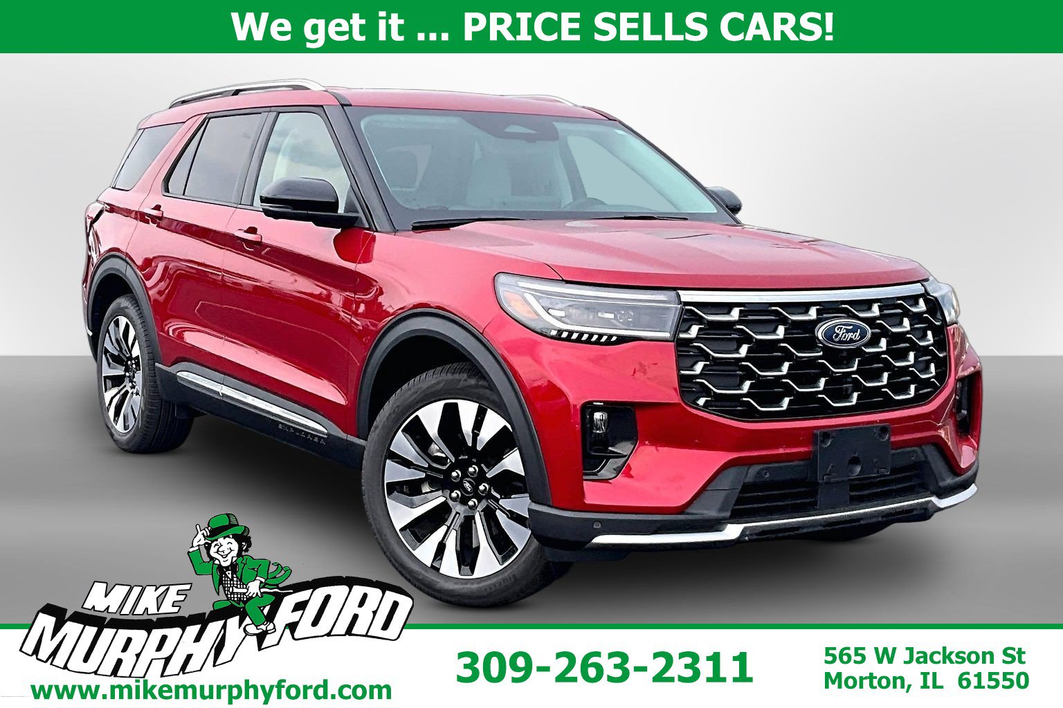 Certified 2026 Ford Explorer Platinum SUV