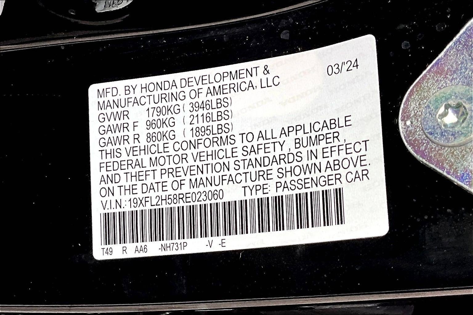 2024 Honda Civic Hatchback LX - Photo 34