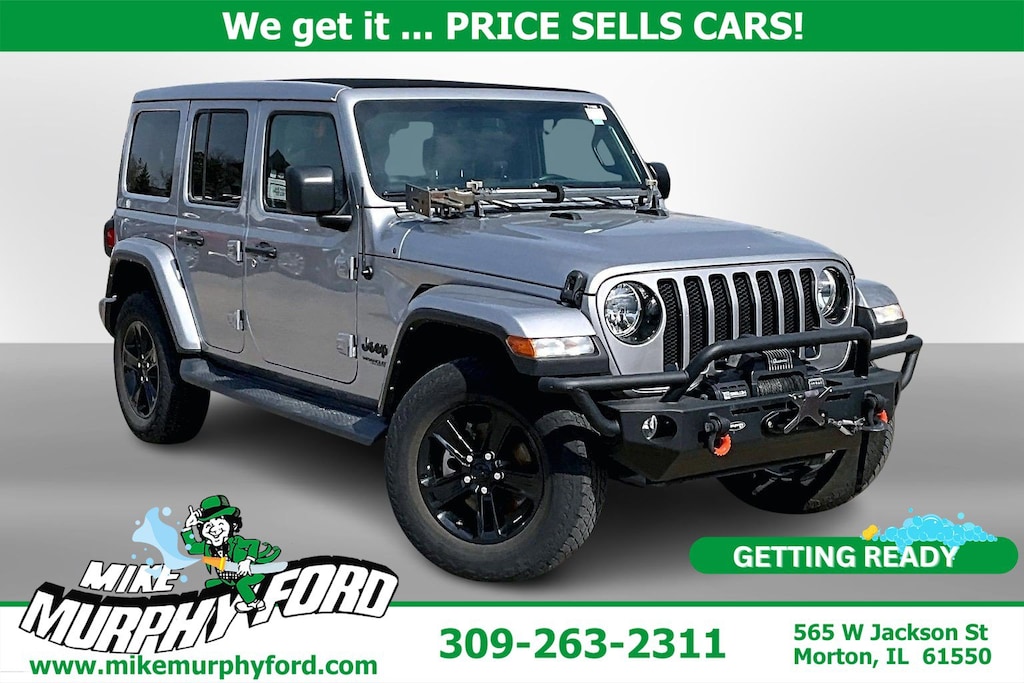 Used 2021 Jeep Wrangler Unlimited Sahara Altitude SUV