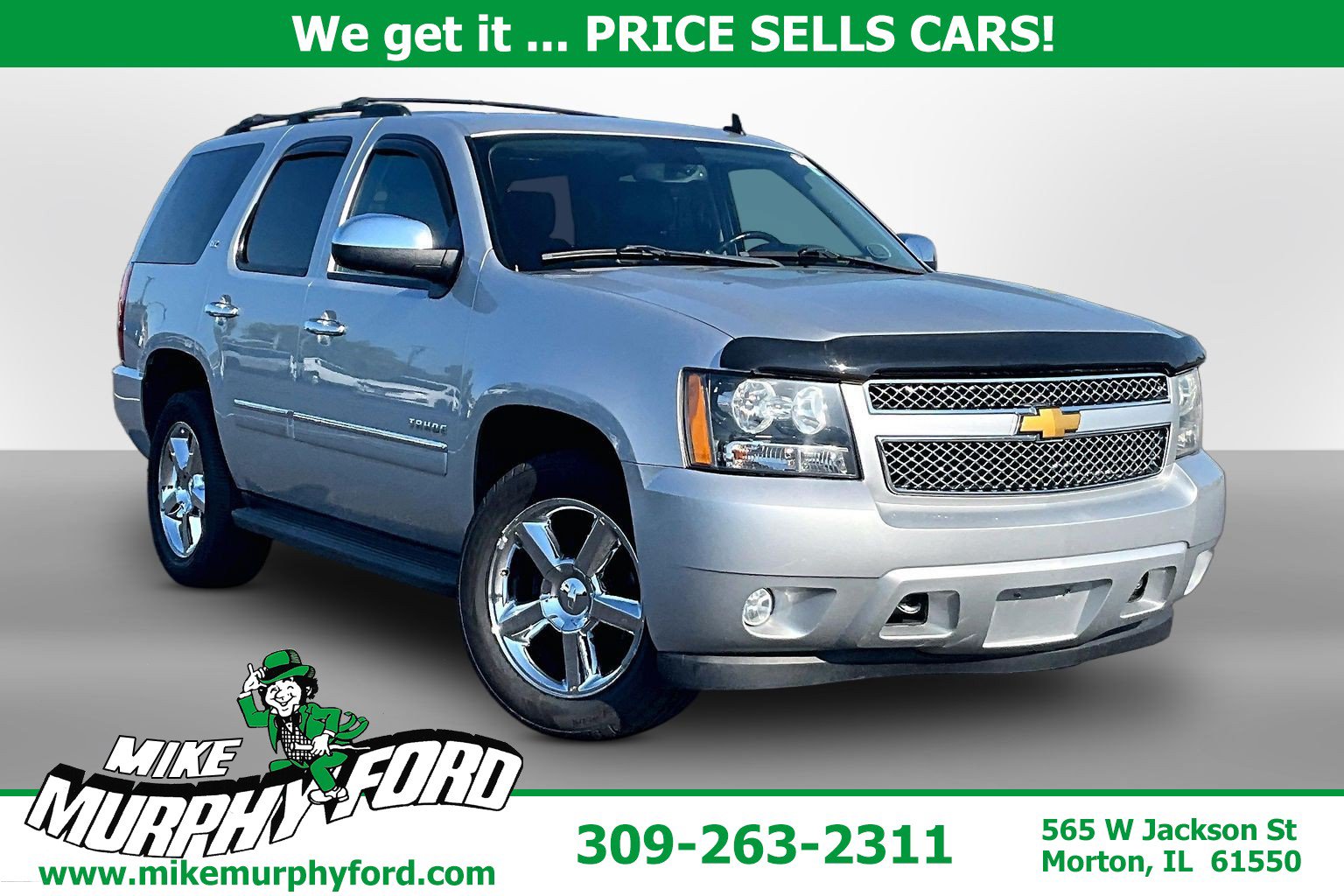 Used 2014 Chevrolet Tahoe LTZ with VIN 1GNSKCE01ER138718 for sale in Morton, IL
