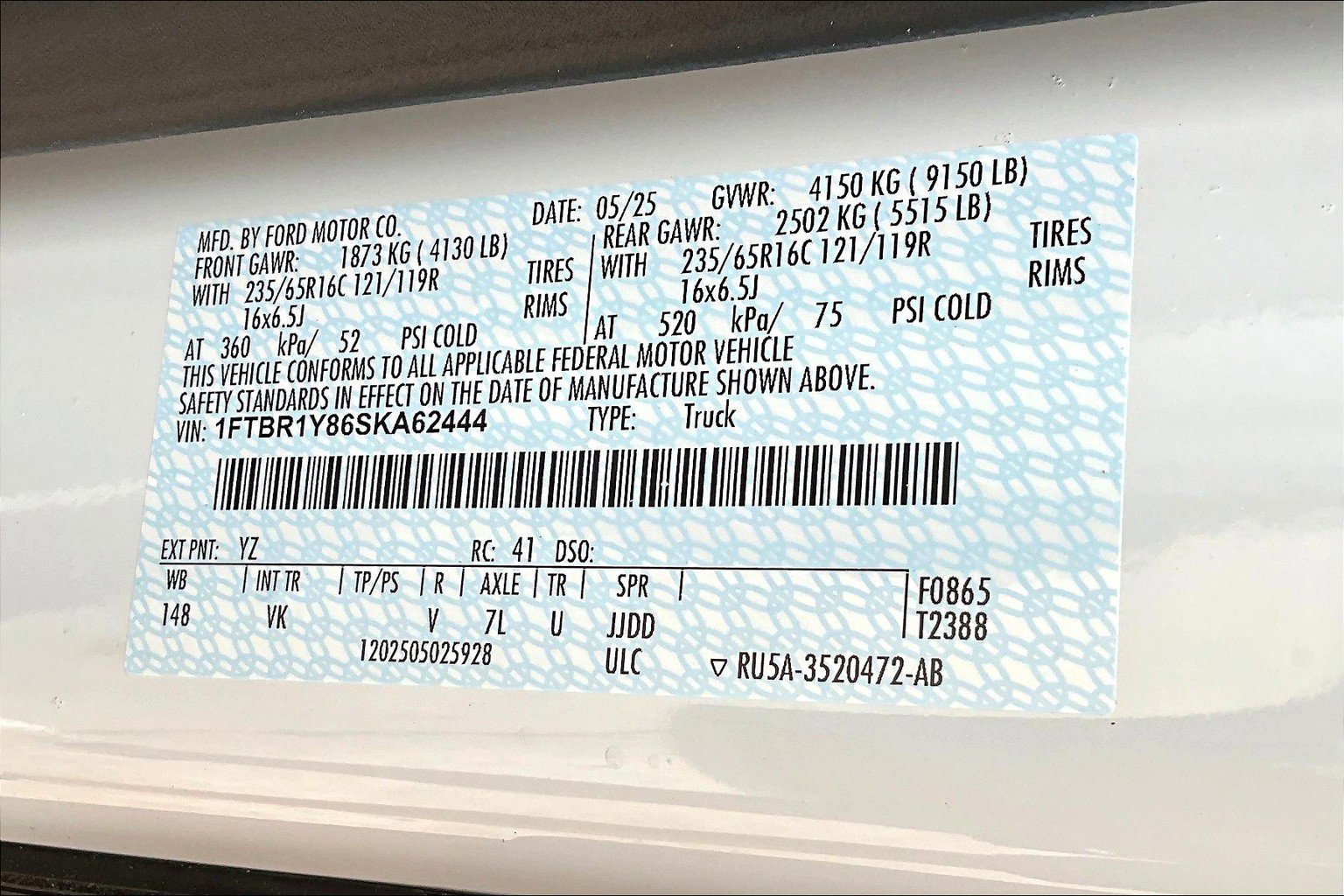 2025 Ford Transit Van Base - Photo 19