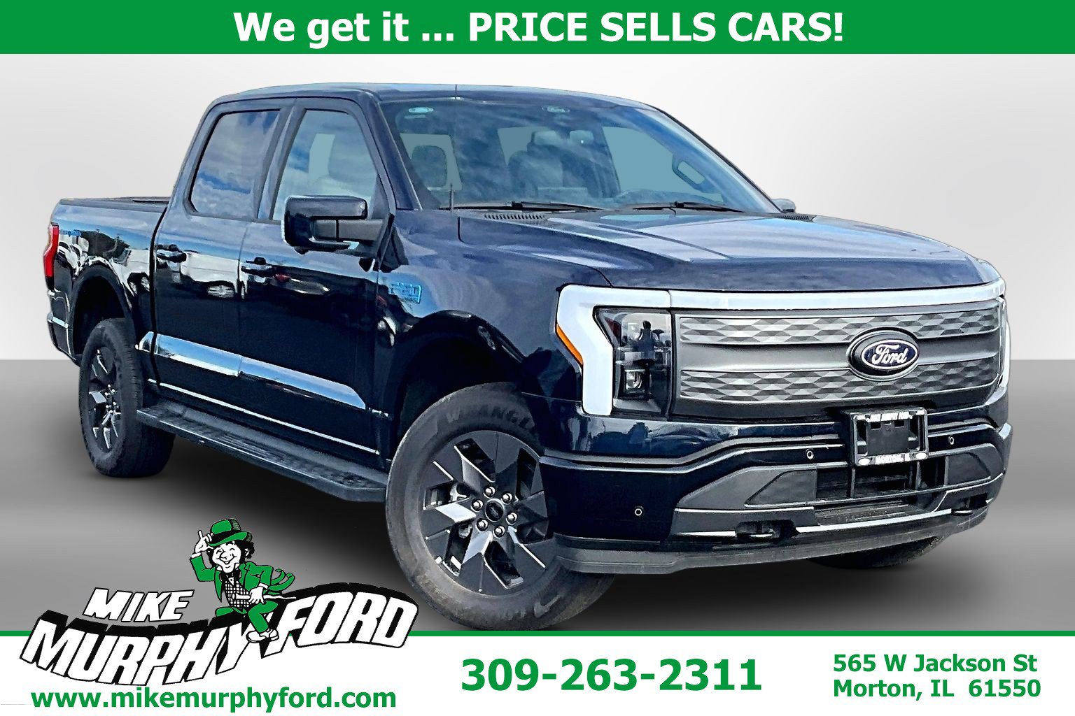 Used 2024 Ford F-150 Lightning Lariat with VIN 1FT6W5L72RWG07770 for sale in Morton, IL