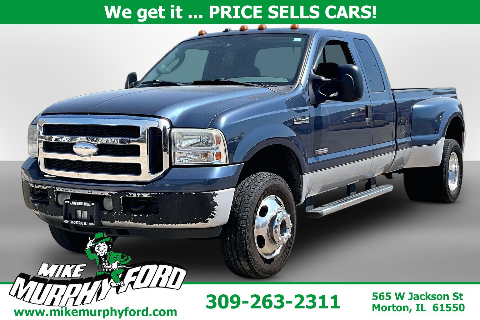 Used 2007 Ford F-350 Super Duty XL with VIN 1FTWX33PX7EB18070 for sale in Morton, IL