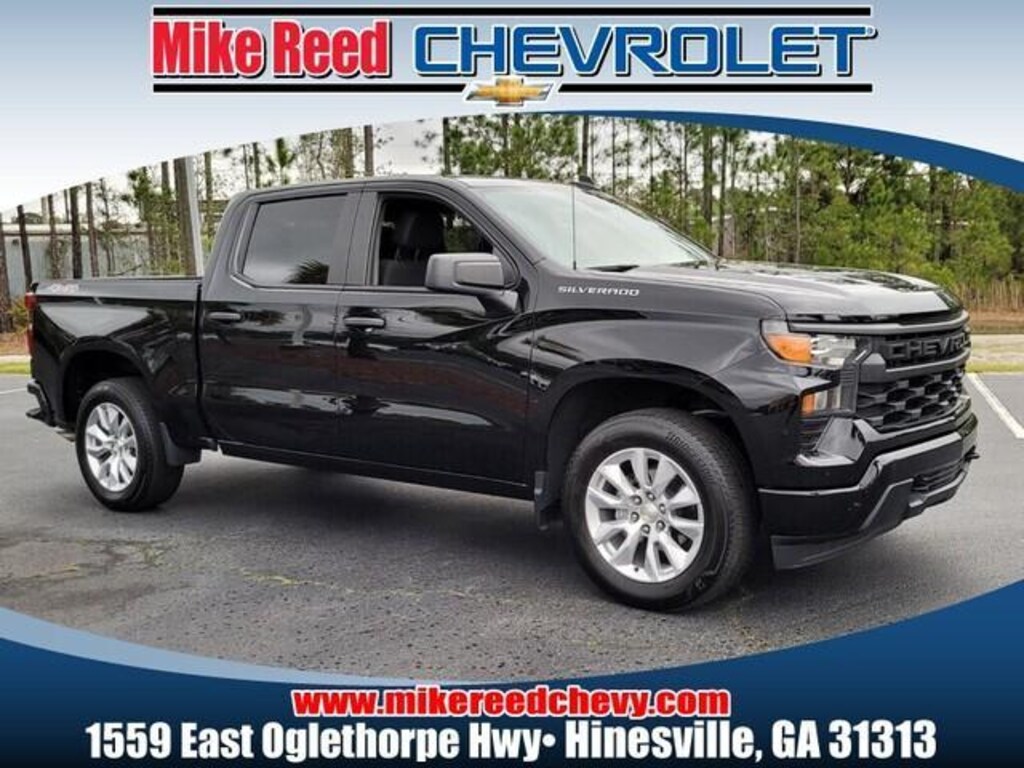 Used 2022 Chevrolet Silverado 1500 4WD Crew Cab 147 Custom Crew Cab Pickup