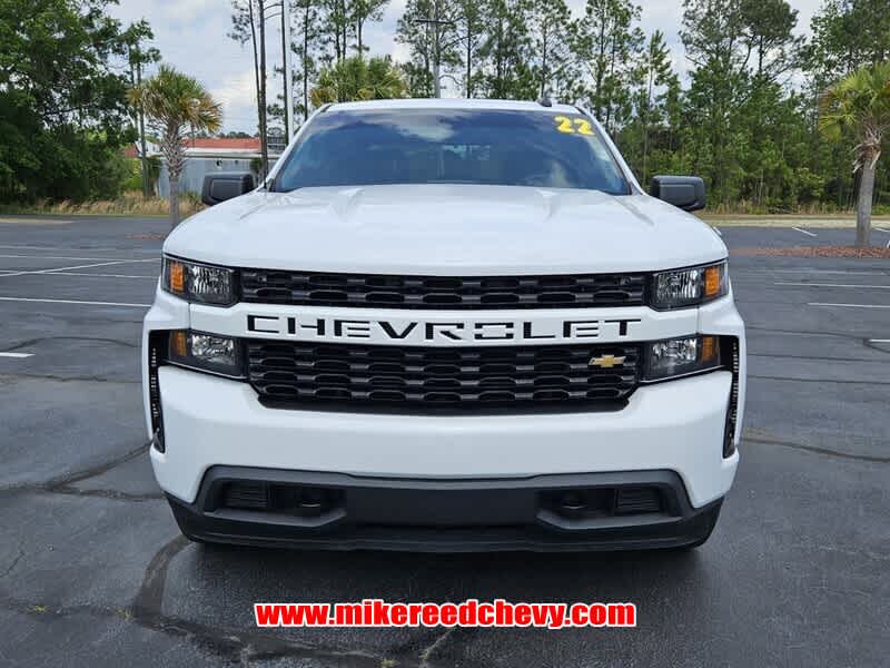 Used 2022 Chevrolet Silverado 1500 Limited Custom with VIN 3GCPYBEK1NG191346 for sale in Hinesville, GA