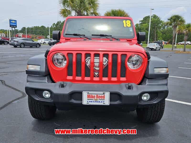 Used 2018 Jeep All-New Wrangler Unlimited Sport S with VIN 1C4HJXDG9JW190007 for sale in Hinesville, GA