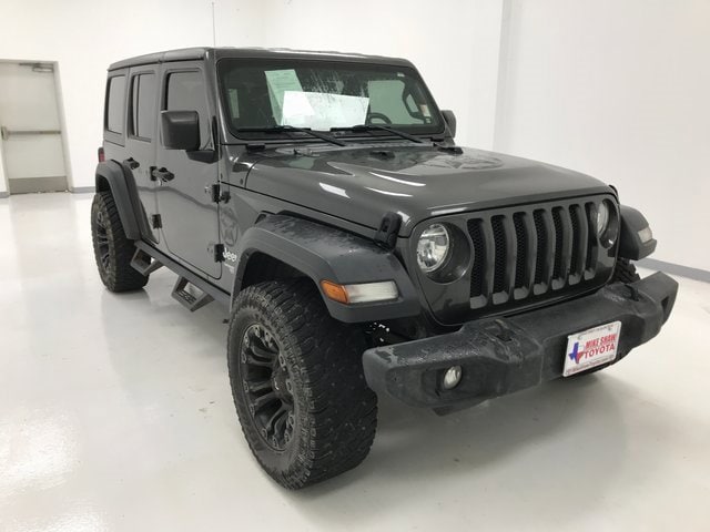 Used 2018 Jeep All-New Wrangler Unlimited Sport with VIN 1C4HJXDG0JW137065 for sale in Corpus Christi, TX