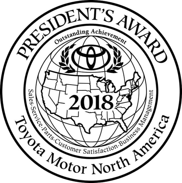 Toyota President's Award 2018