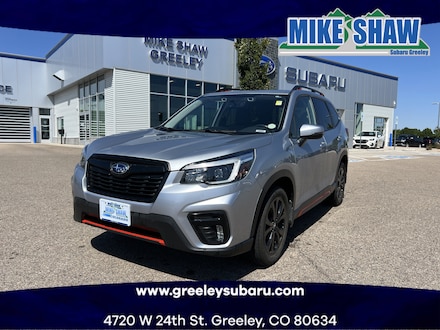 Featured Used 2021 Subaru Forester Sport SUV JF2SKALC5MH544680 for Sale near Evans, CO