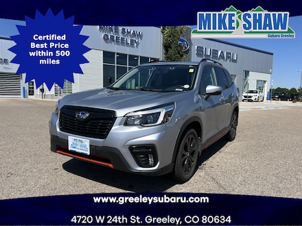 Featured Used 2021 Subaru Forester Sport SUV JF2SKALC5MH544680 for Sale near Evans, CO