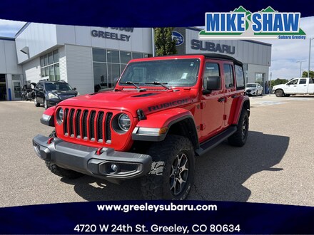 Featured Used 2019 Jeep Wrangler Unlimited Rubicon 4x4 SUV 1C4HJXFG3KW599697 for Sale near Evans, CO