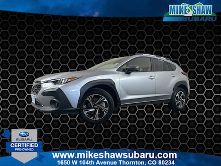Featured Used 2024 Subaru Crosstrek Premium Sport Utility JF2GUADC3R8258963 for Sale near Evans, CO