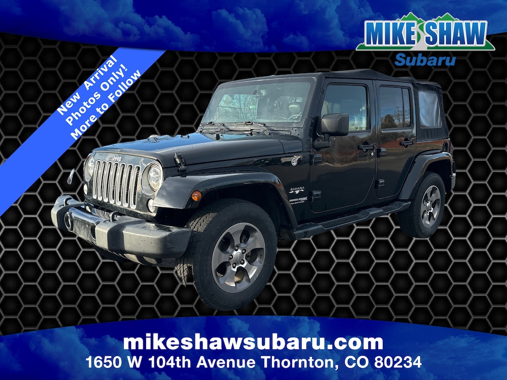 Used 2018 Jeep Wrangler JK Unlimited Sahara Convertible